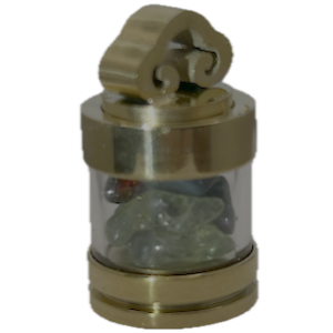 Stainless Steel Bottle Golden Pendant