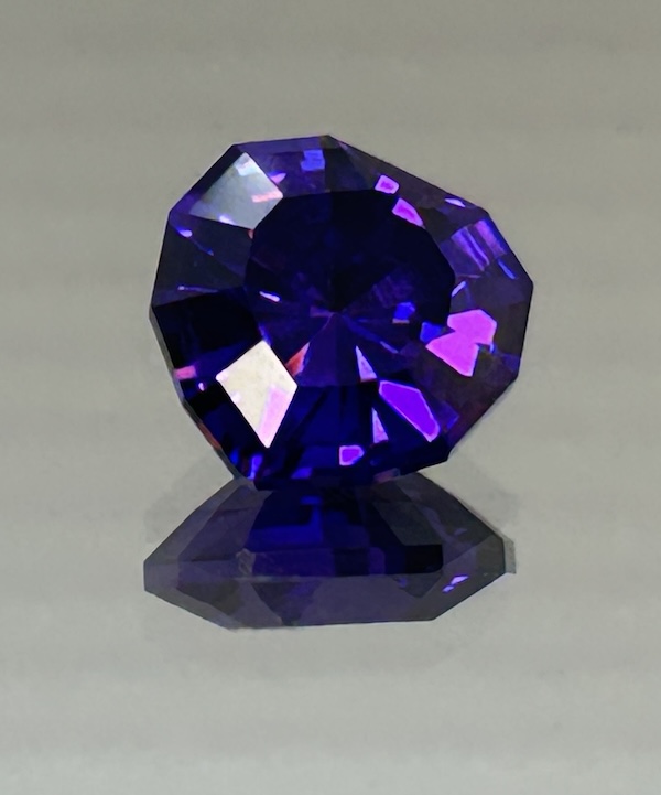 Purple Cubic Zirconia – Heart Throb