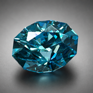 Aquamarine Cubic Zirconia – Beginner Barion Oval